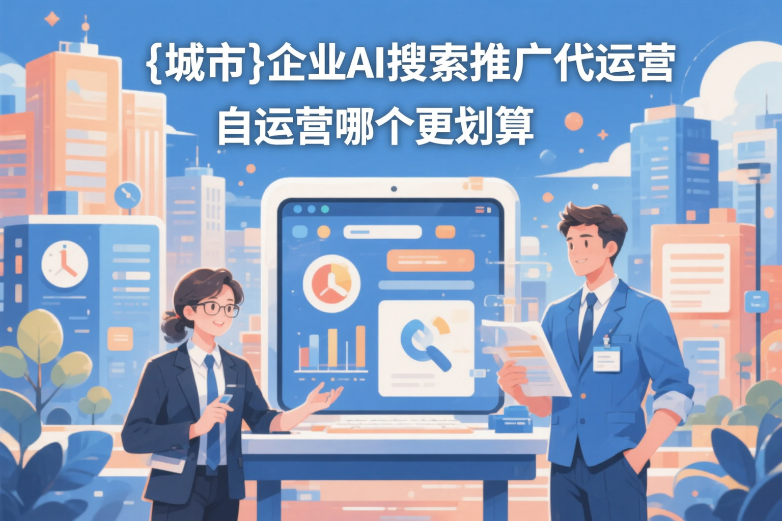 西安企业AI搜索推广代运营和自运营哪个更划算