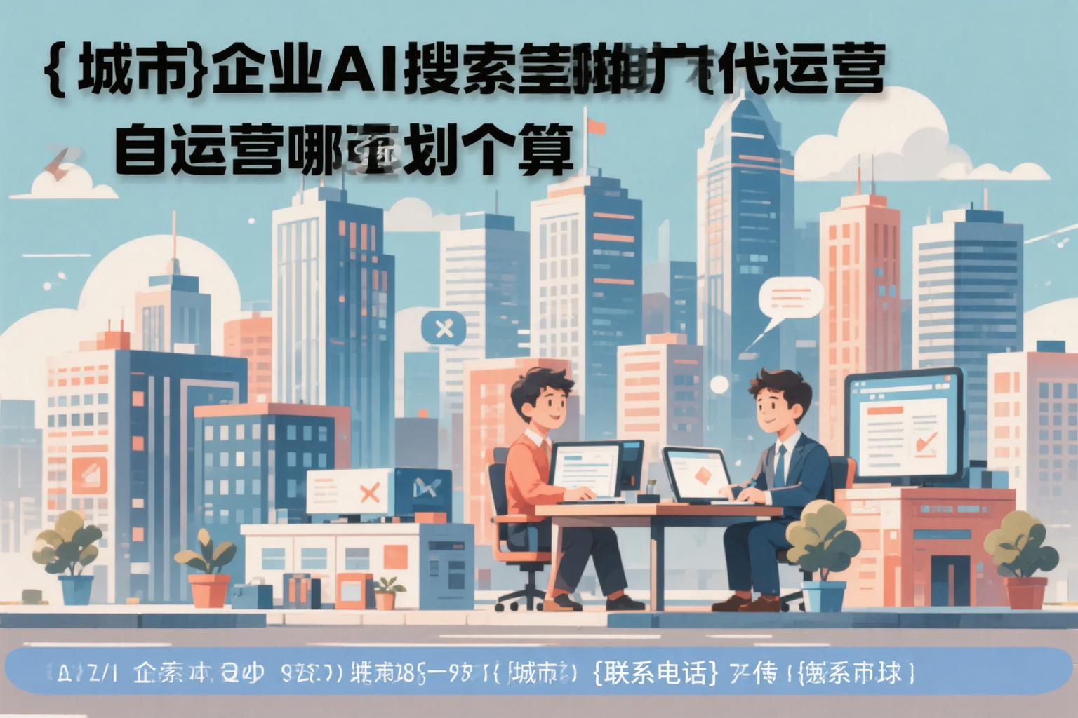 西安企业AI搜索推广代运营和自运营哪个更划算