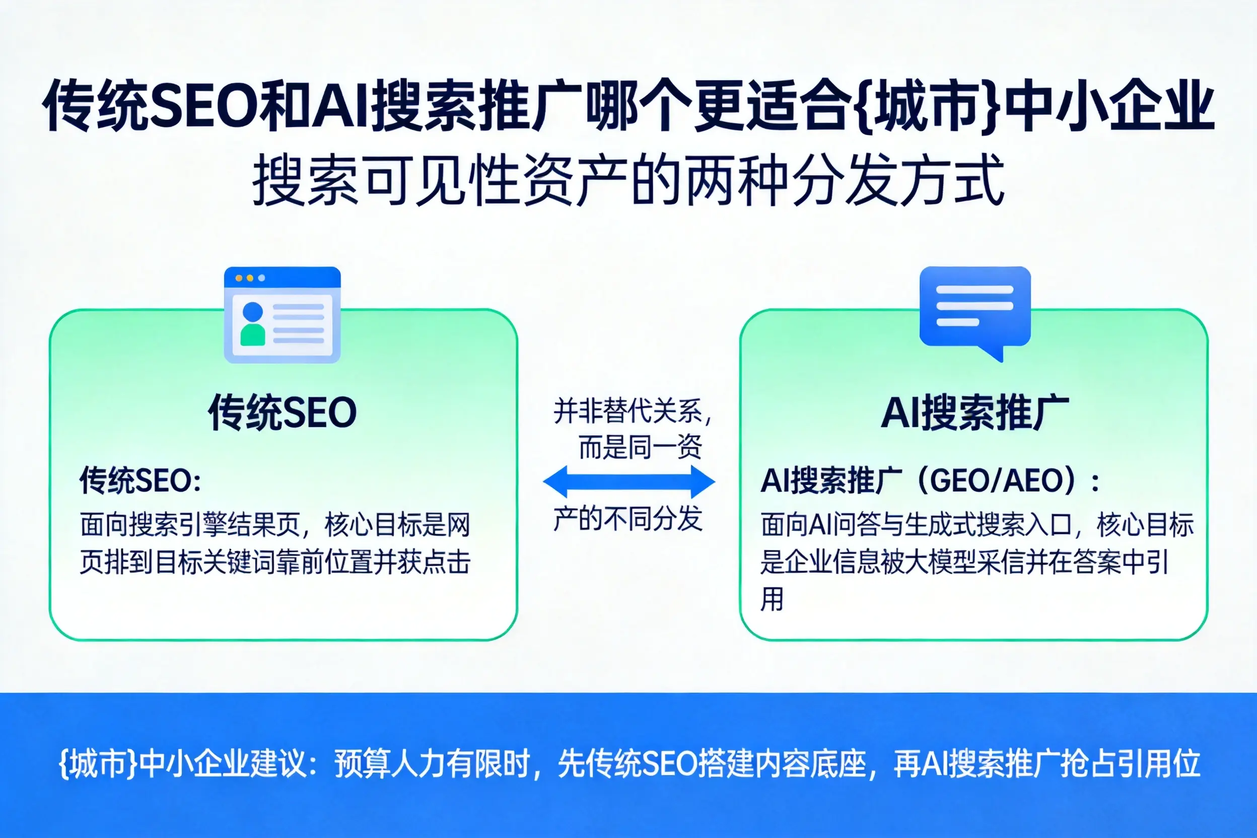 传统SEO和AI搜索推广哪个更适合西安中小企业