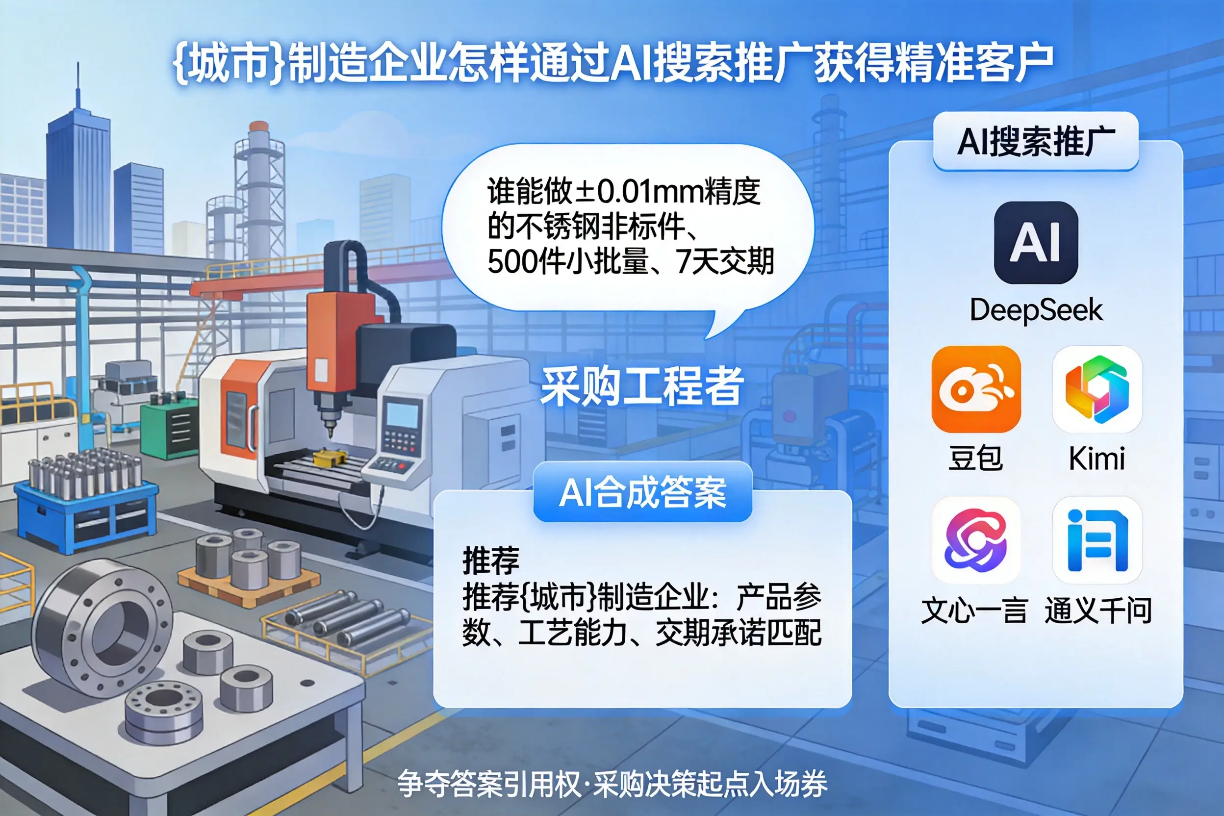 西安制造企业怎样通过AI搜索推广获得精准客户