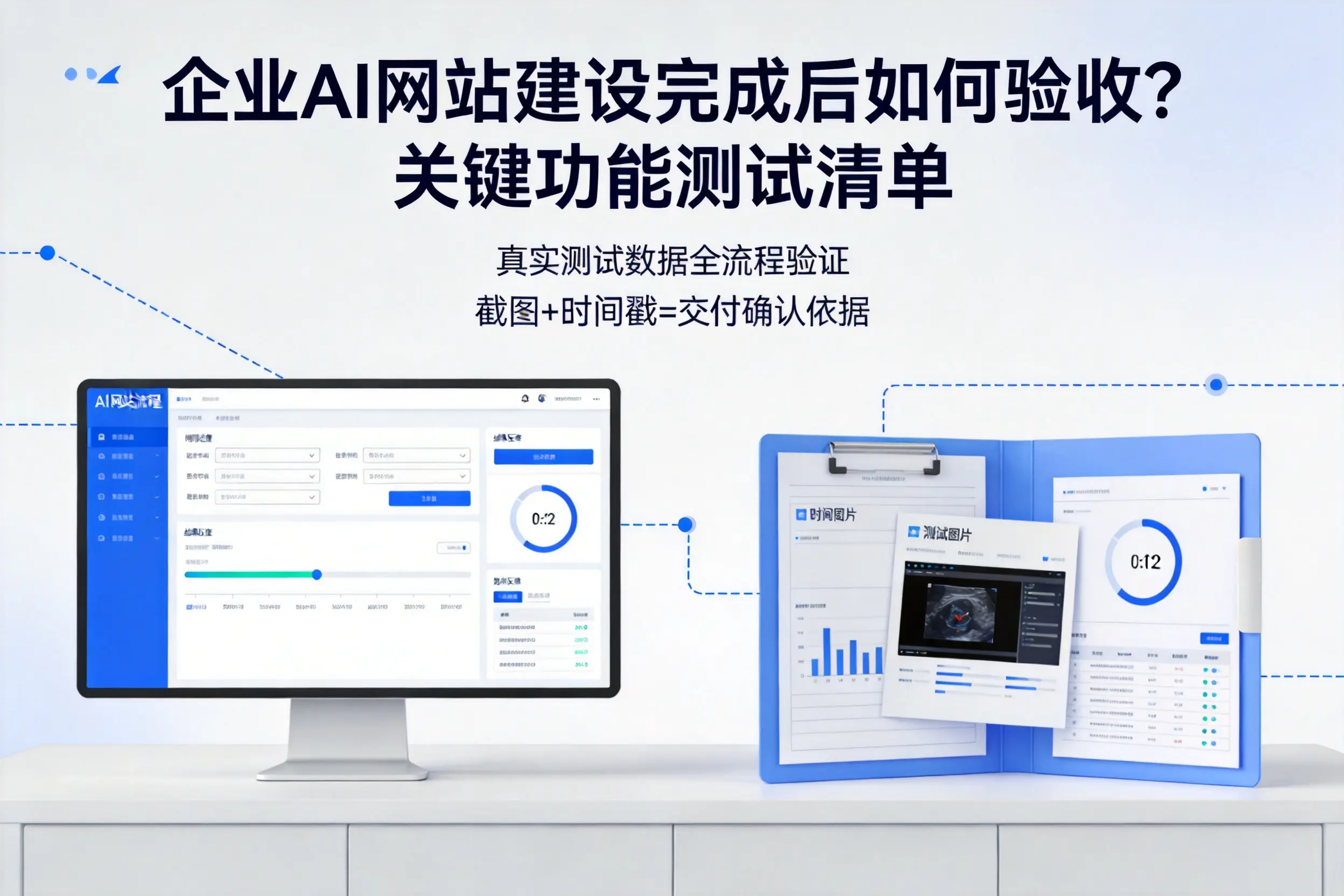 西安企业AI网站建设完成后如何验收?关键功能测试清单