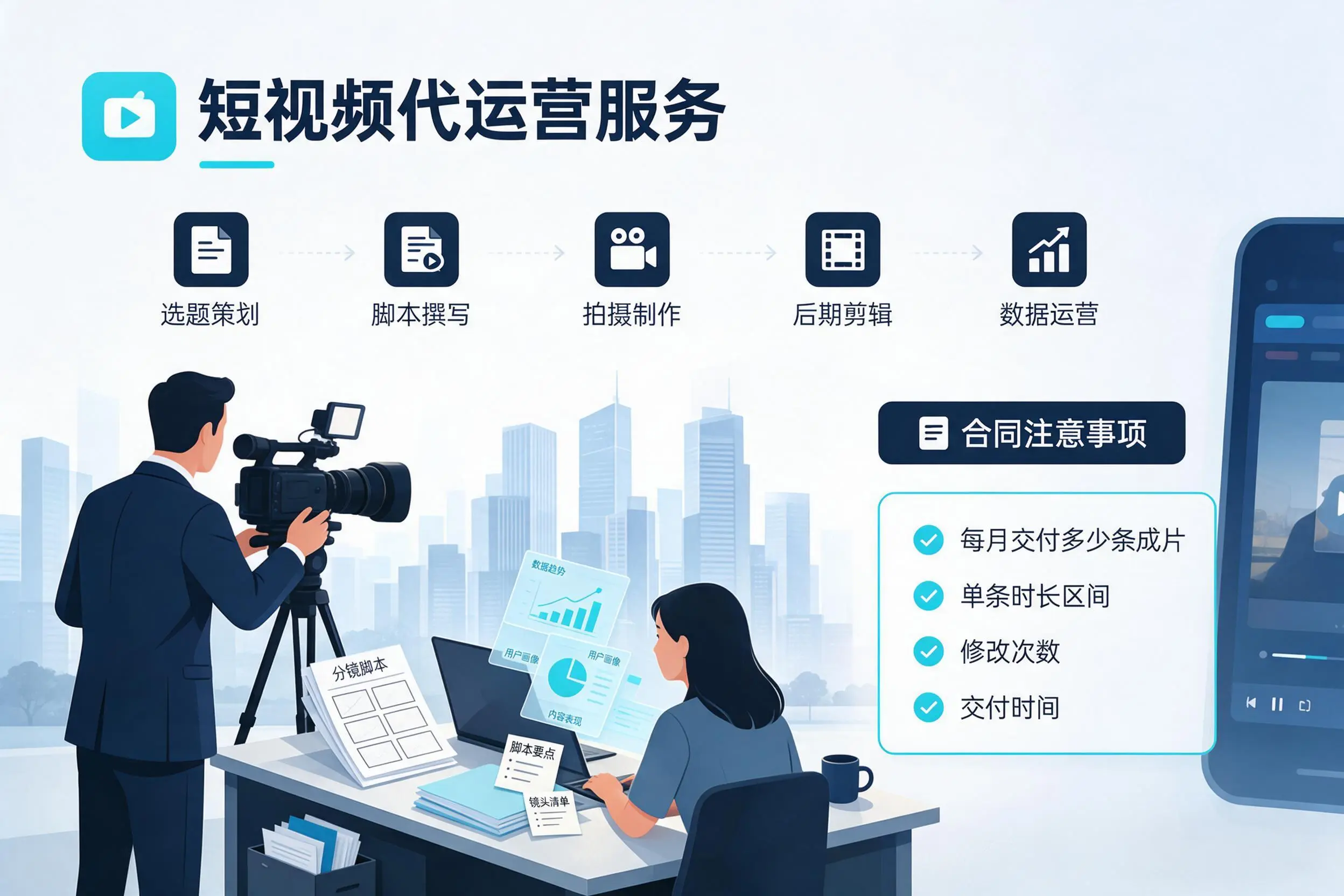短视频代运营包含哪些服务？西安企业常见问题科普