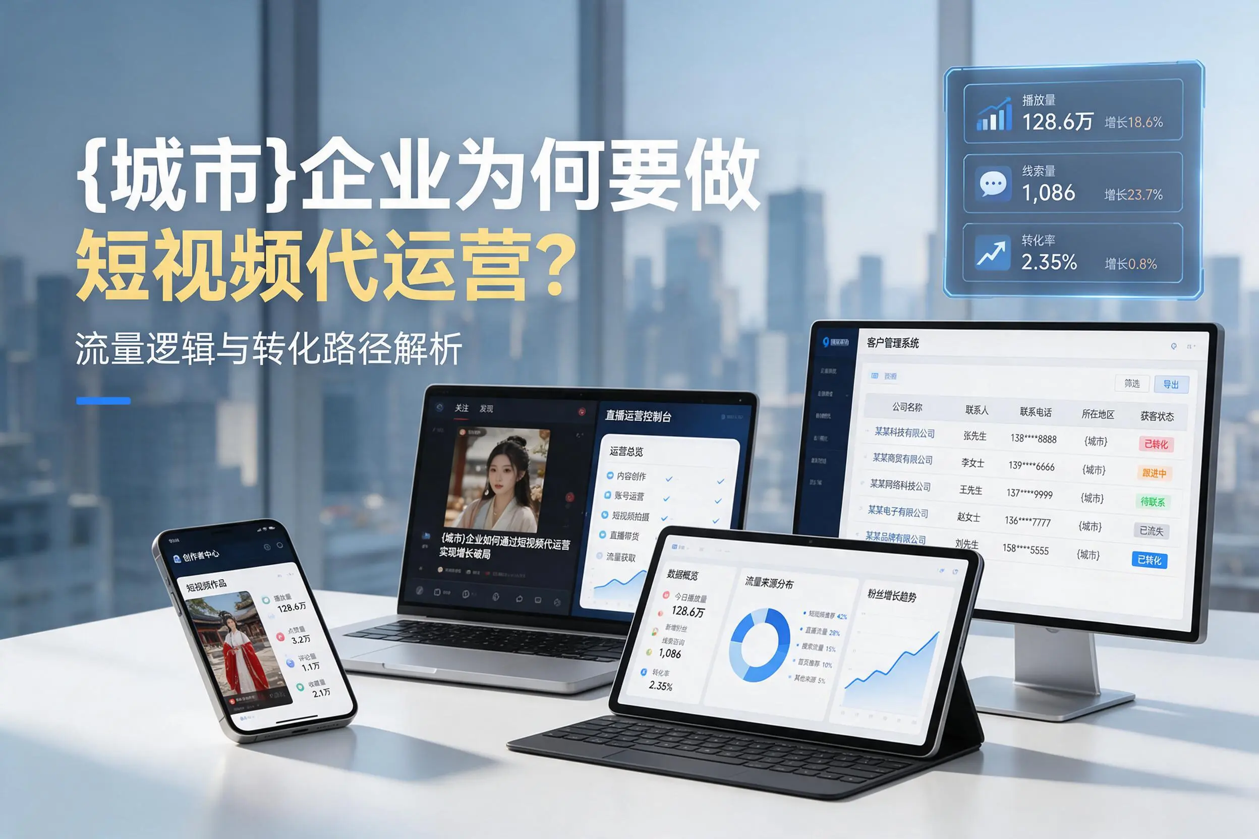 西安企业为何要做短视频代运营？流量逻辑与转化路径解析