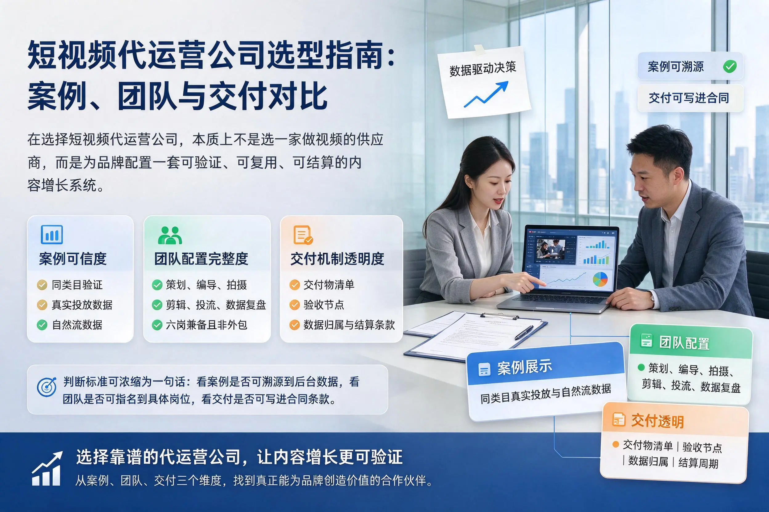 西安短视频代运营公司选型指南:案例、团队与交付对比