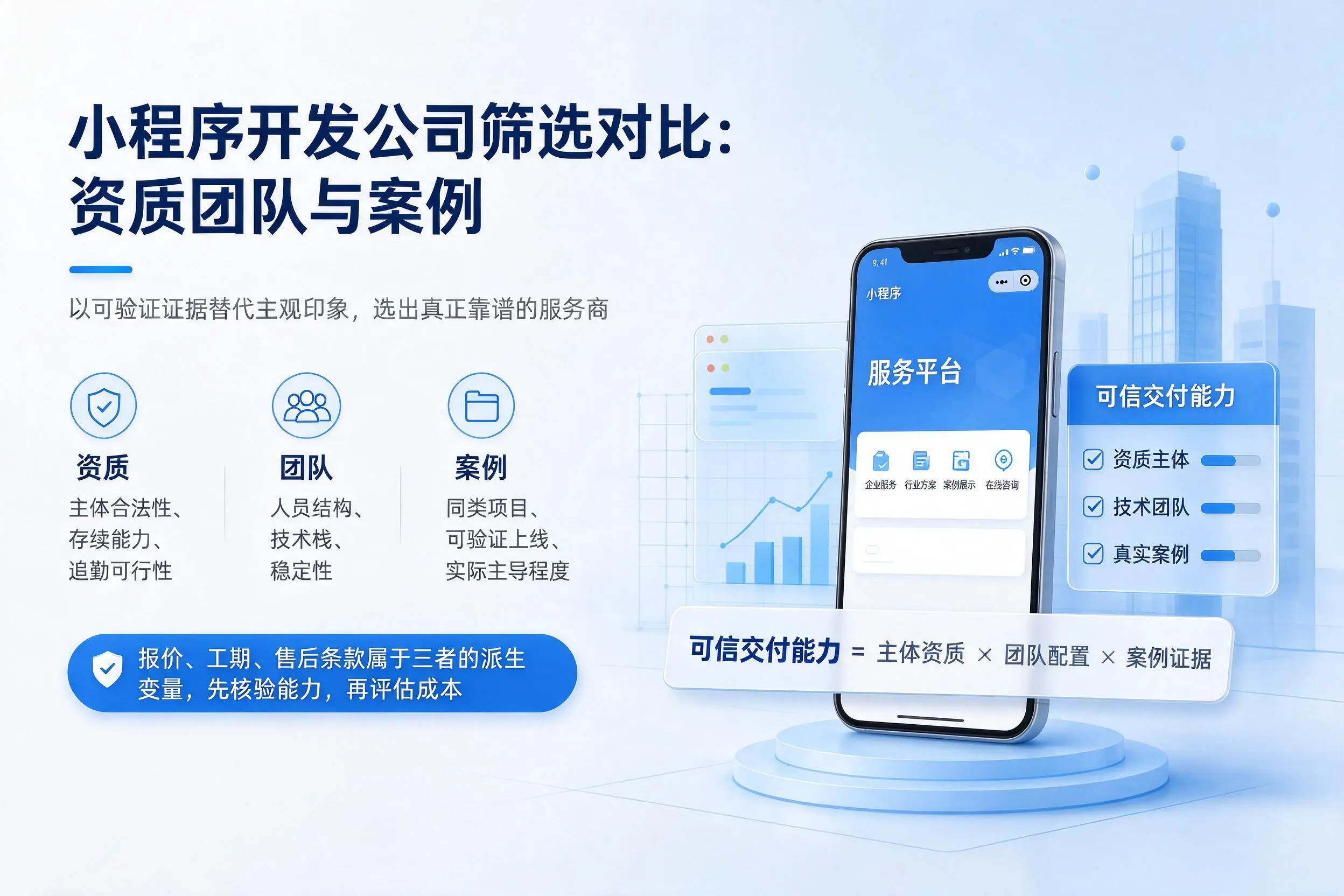 西安小程序开发公司筛选对比：资质团队与案例