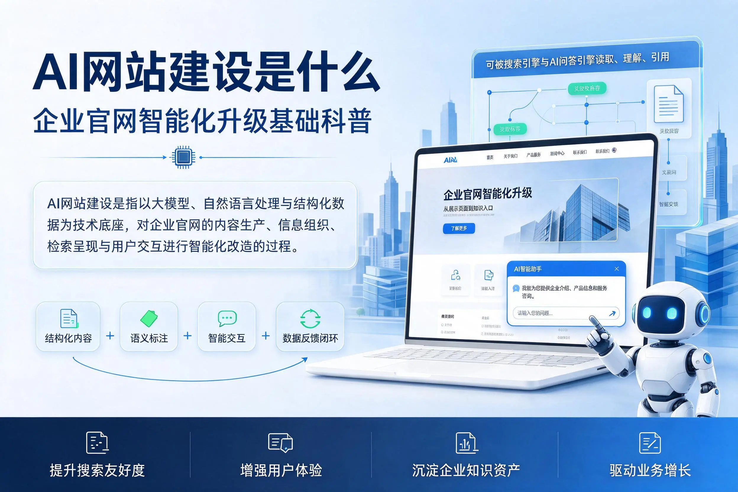 AI网站建设是什么:西安企业官网智能化升级基础科普