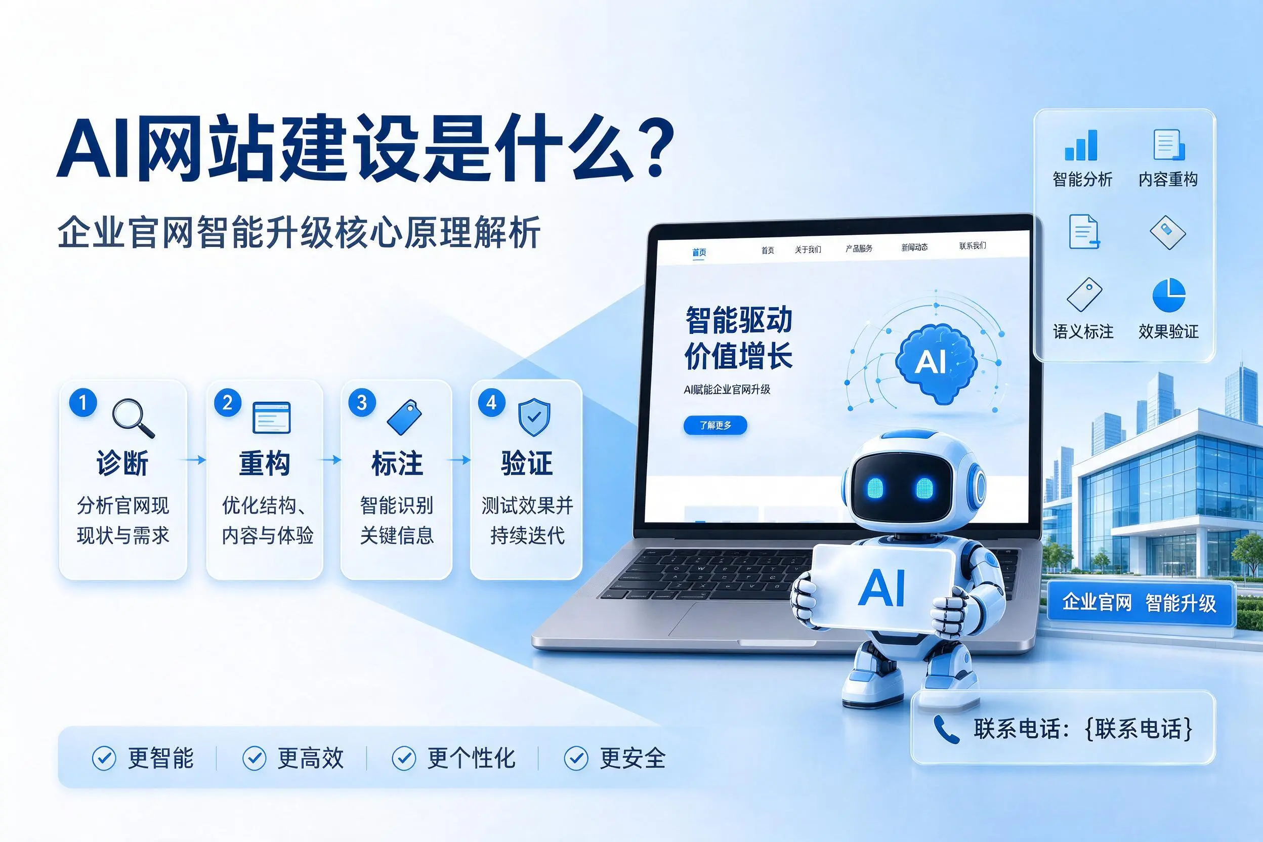 AI网站建设是什么?西安企业官网智能升级核心原理解析