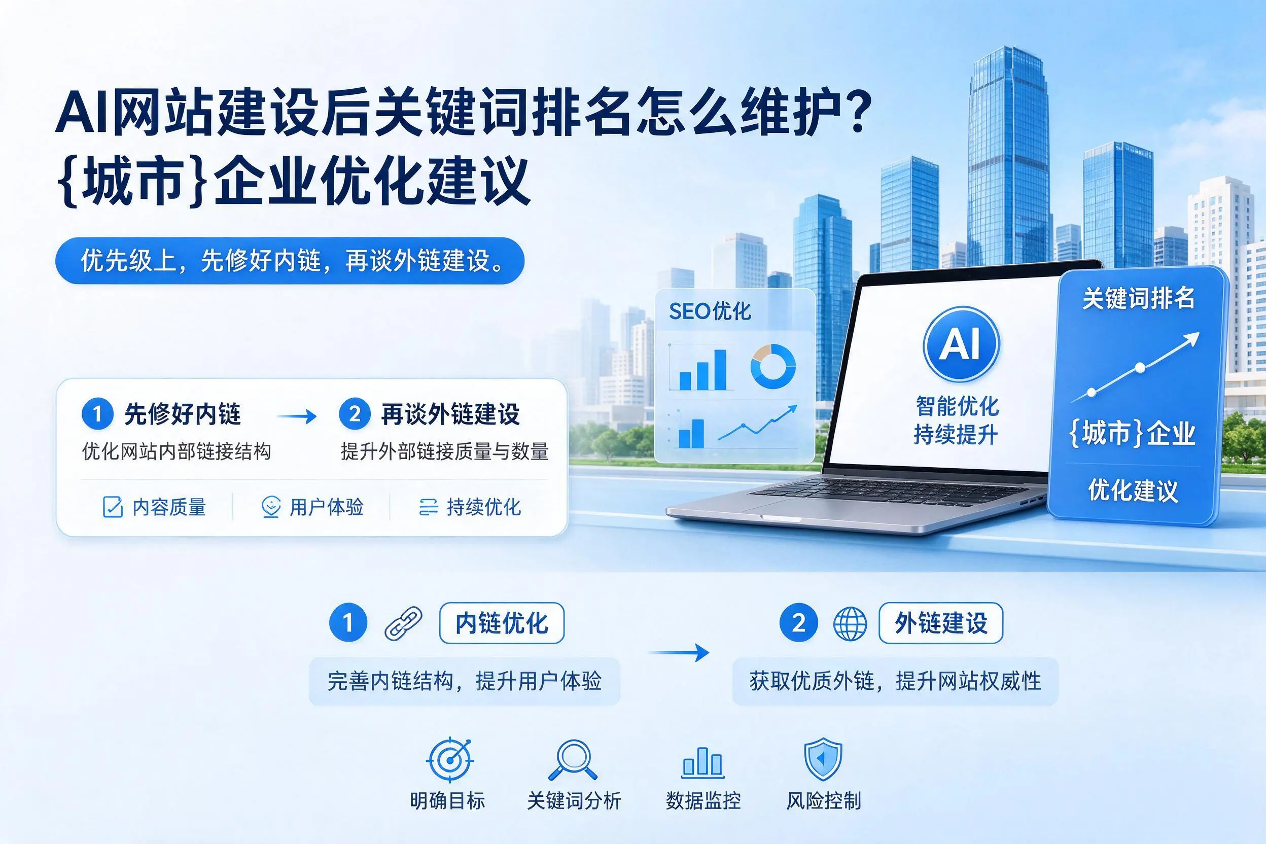 AI网站建设后关键词排名怎么维护？西安企业优化建议